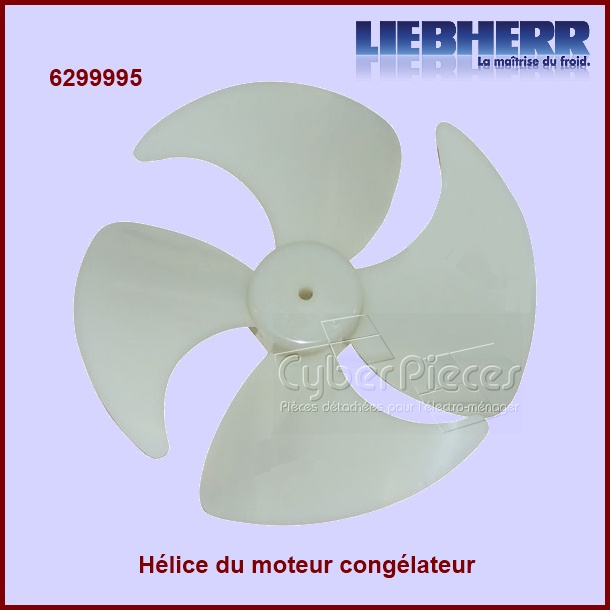 Hélice moteur ventilateur du congélateur 6299995