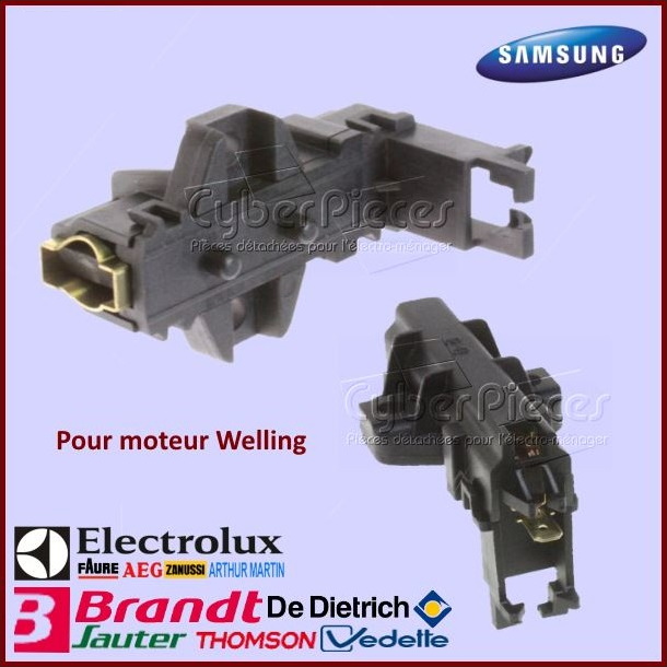 Charbons moteur avec support 42x13,6x5mm