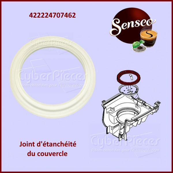 Joint d'étanchéité du couvercle Senseo 422224707462