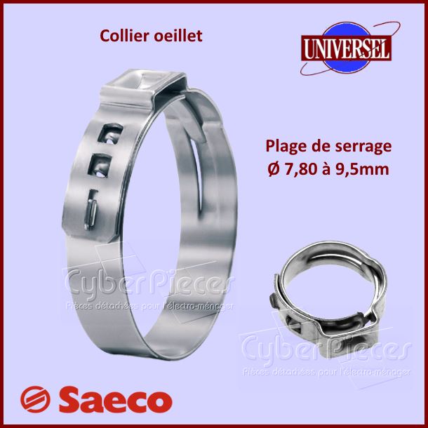 Collier de serrage 8-9,5mm à la pièce