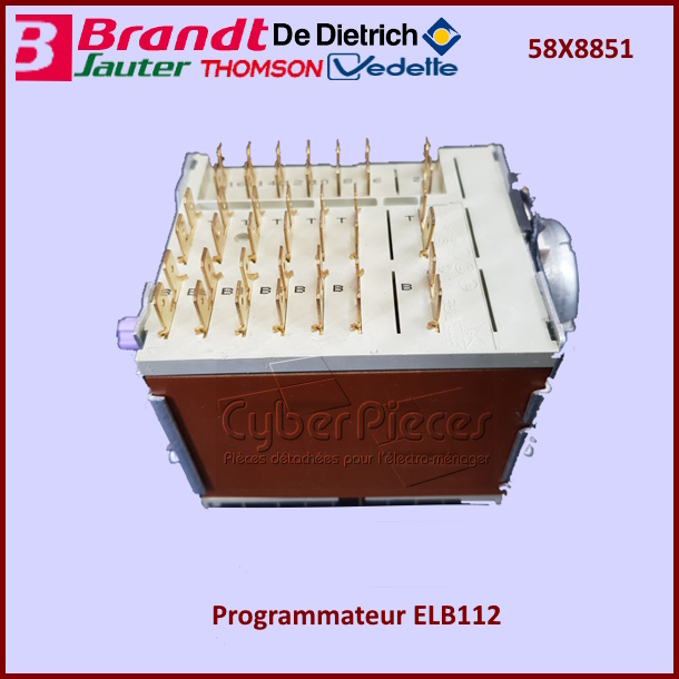 Programmateur (421) Brandt 58X8851 -  Pièces machine à laver