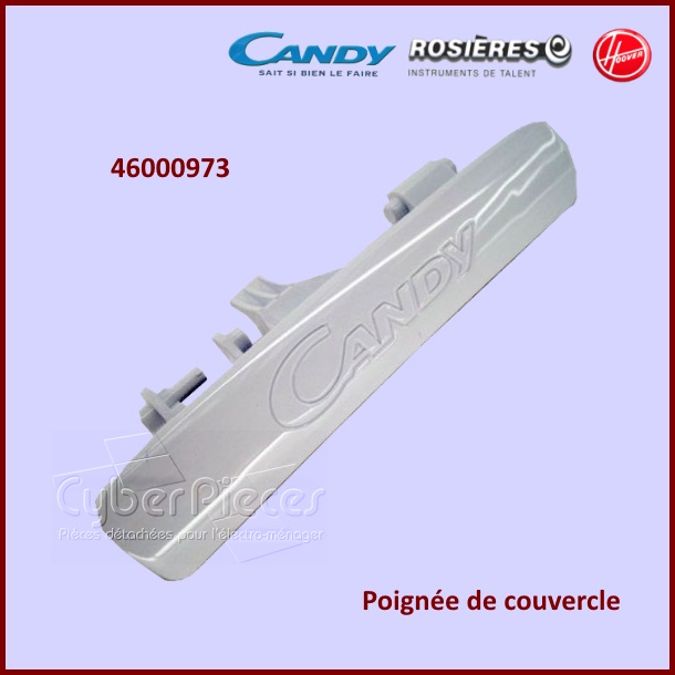 Poignée de couvercle lave linge Candy 46000973