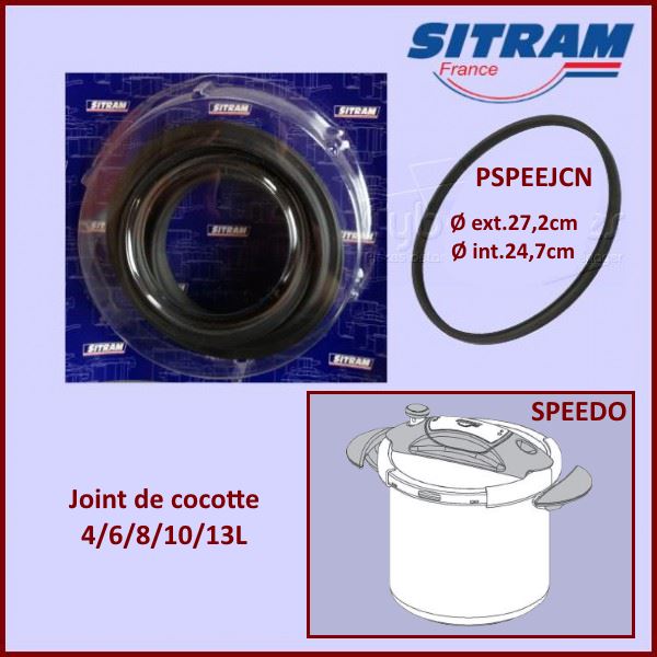 Joint de cocotte minute SITRAM SPEEDO 4/6/8/10/13L Ø 24cm