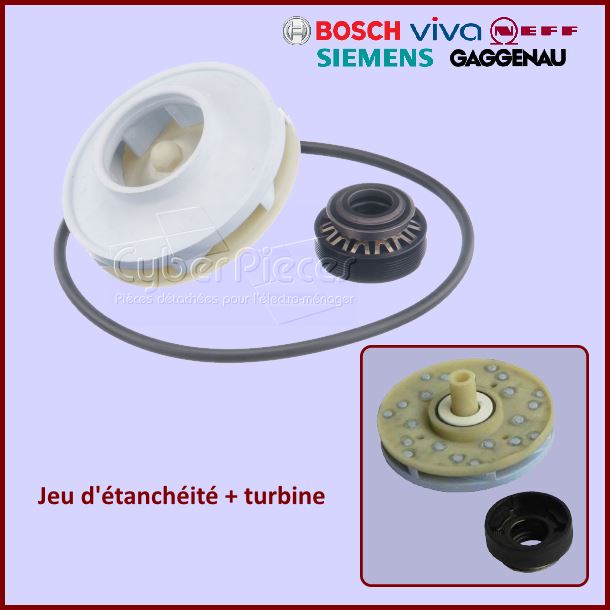 Jeu d'étanchéité + turbine Bosch 00174730