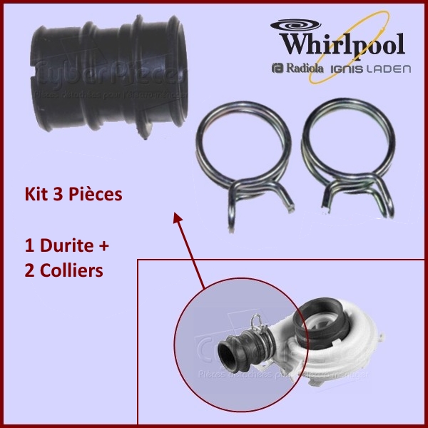 Kit de réparation turbine Whirlpool 481253029437