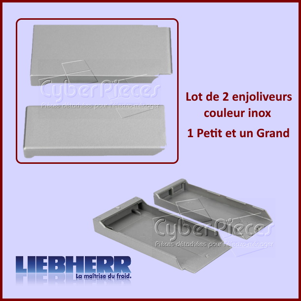 Cache vis inox pour poignée Liebherr 9096003