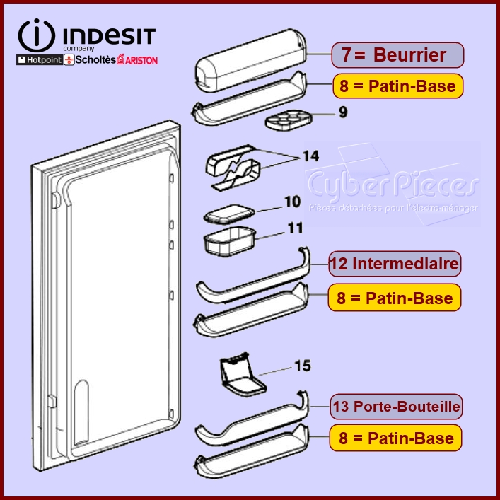 Base de balconnet C00089093
