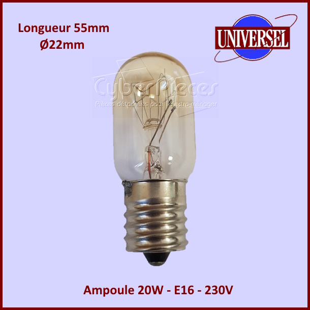 Ampoule 20W - E16 - 230V***épuisé***
