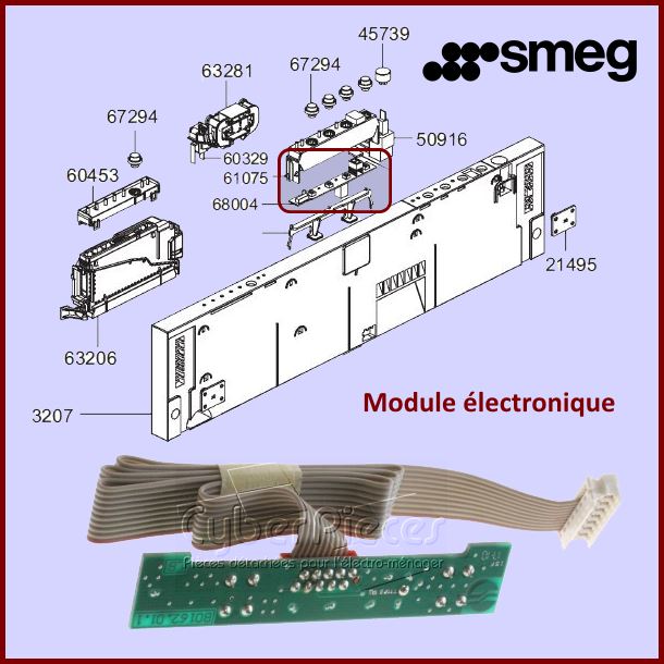 Carte électronique SMEG 811650608