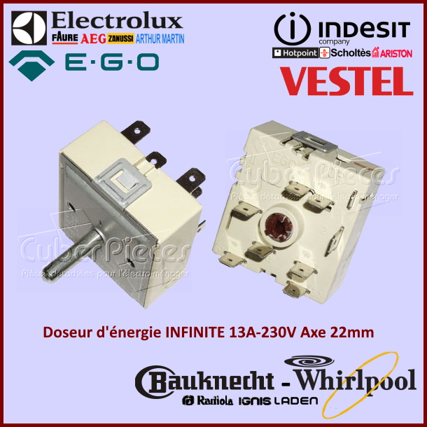 Doseur d'énergie INFINITE à 2 zones 5055021100