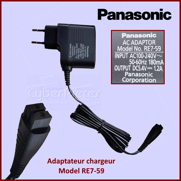 Adaptateur chargeur PANASONIC Model RE7-59