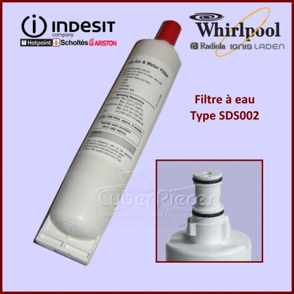 Filtre à eau Type SBS002 pour réfrigérateur Us