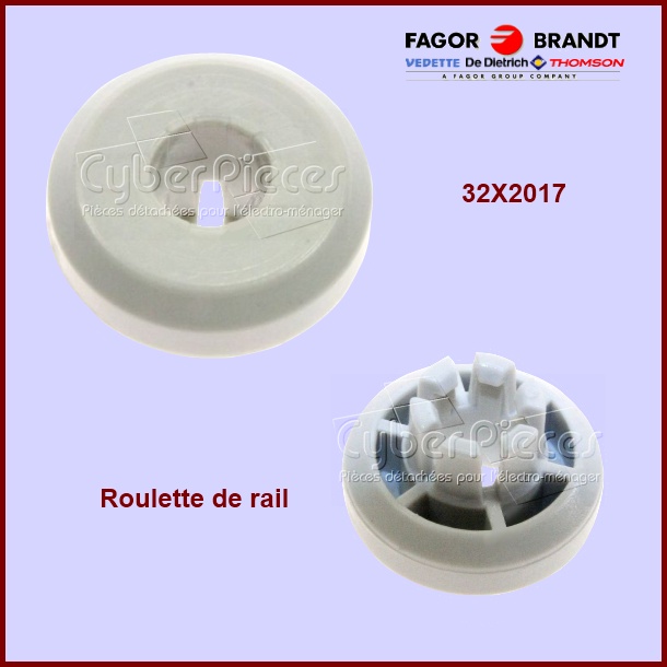 Roulette de rail Brandt 32X2017 - Samsung DD8100985A