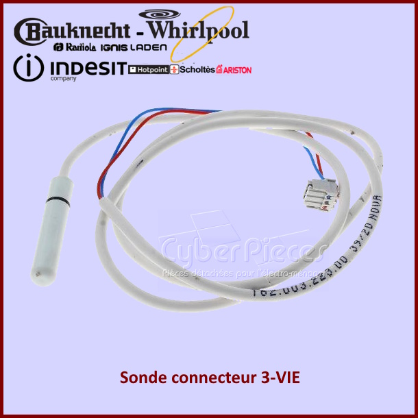 Sonde connecteur 3-VIE Indesit C00144741