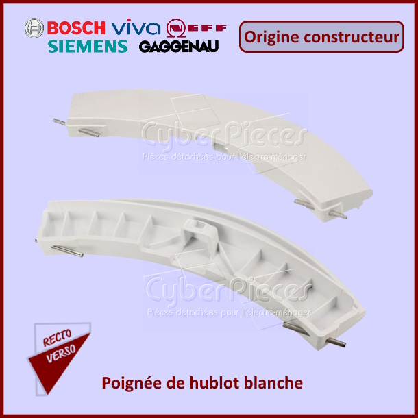 Poignée de hublot origine Bosch 00499054