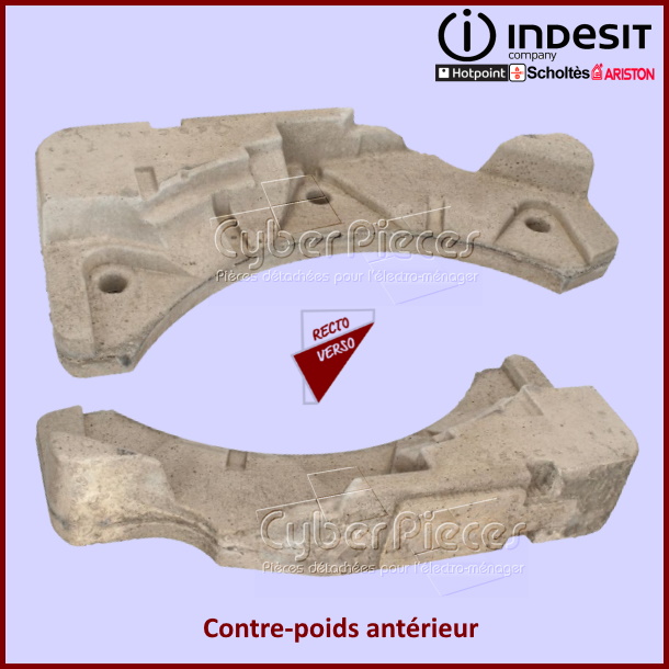 Contre-poids antérieur Indesit C00272446