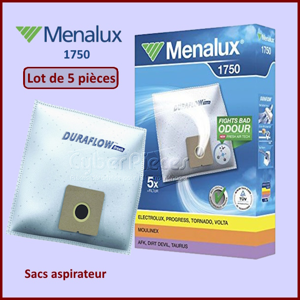 Sacs aspirateur Menalux 1750 Electrolux 9001961383