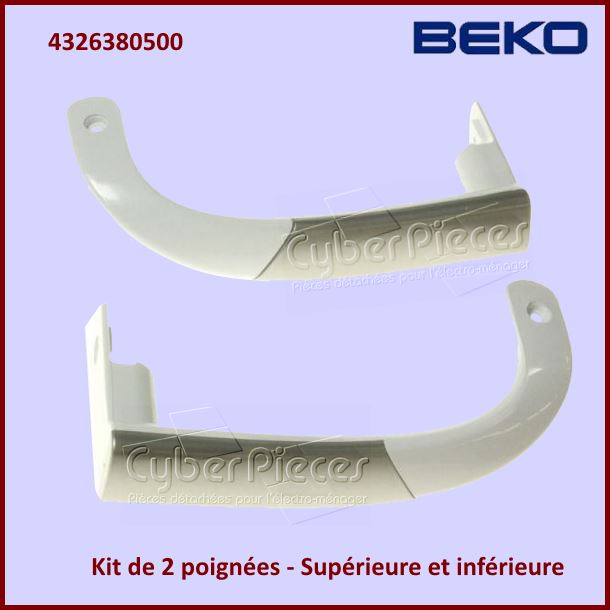 Kit 2 poignées de porte Beko 4326380500