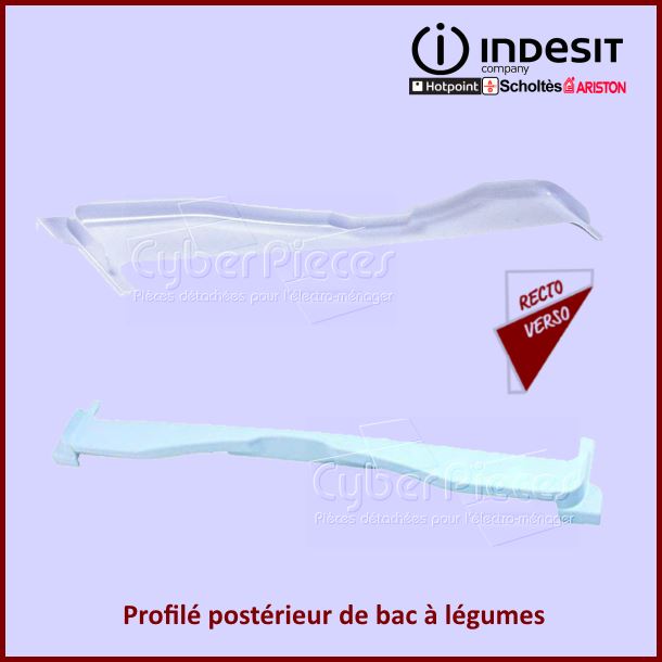 Profilé arrière de clayette Indesit C00507757