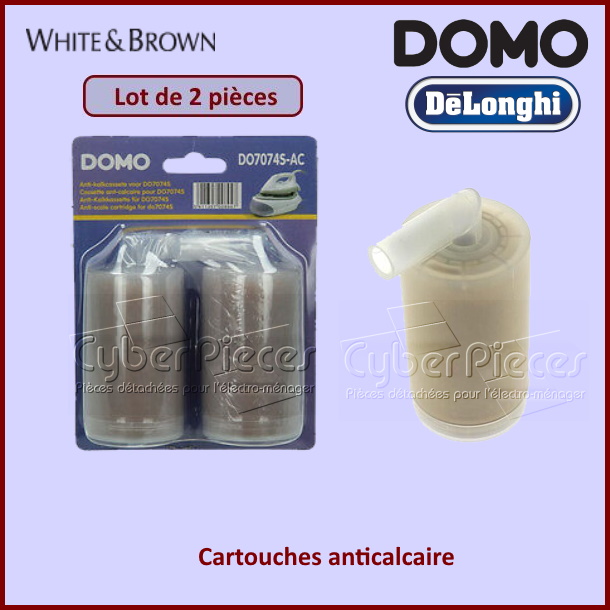 Cartouches anticalcaire Domo DO7047S - Lot de 2