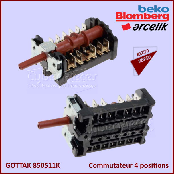 Commutateur 4 positions Beko 263900055