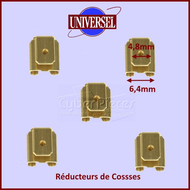 Réducteur Cosse 6,4mm vers 4,8mm (Vendu à l'unité)
