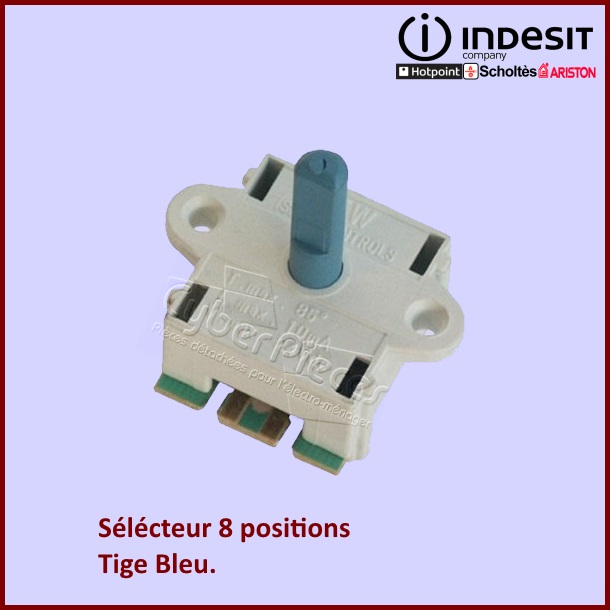 Commutateur 8 positions - Tige Bleu C00087258