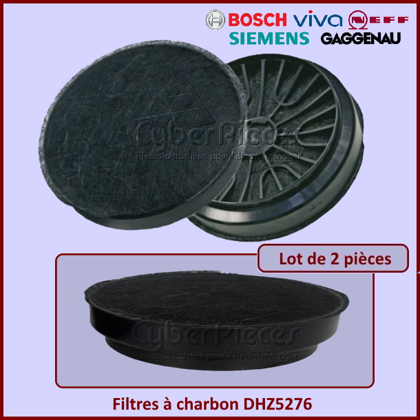 Filtre à charbon DHZ5276 Bosch 00796390