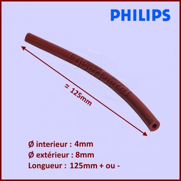 Tube Silicone 125mm 8x4mm Philips 423901556120