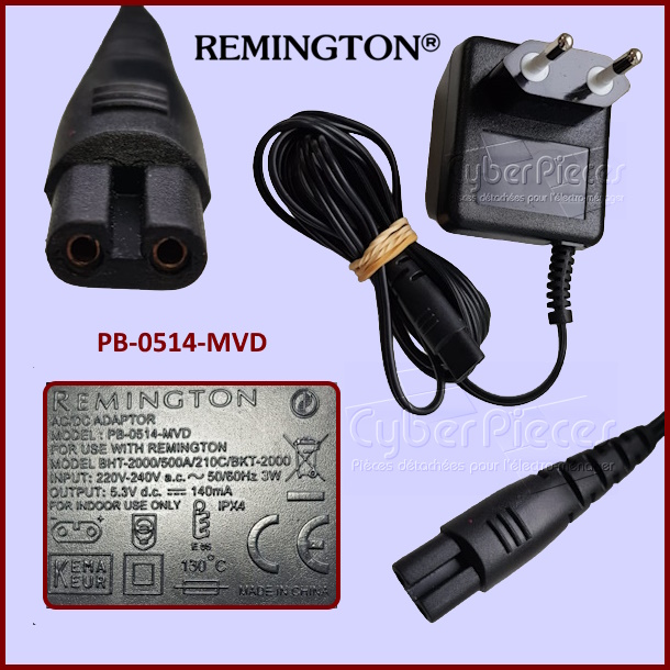 Adaptateur chargeur REMINGTON PB-0514-MVD ***Pièce épuisée***