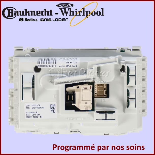 Carte de Puissance programmée Whirlpool  481010583818