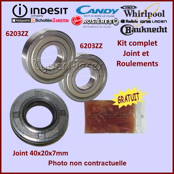 Kit Palier pour Groupe Whirlpool et Autres Marques
