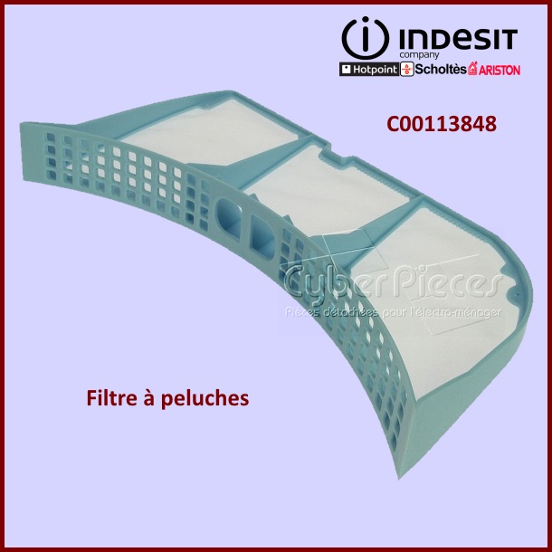 Filtre à peluches Indesit C00113848