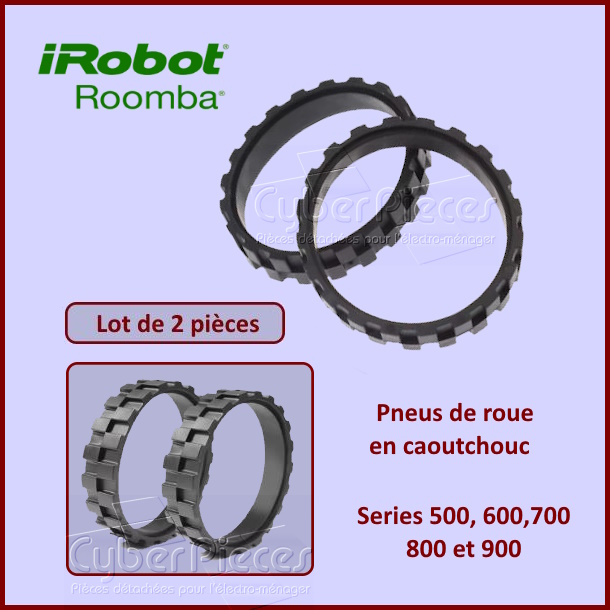 Lot de 2 pneus Irobot ROOMBA