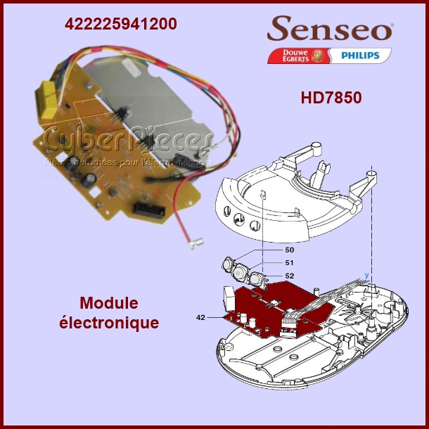 Carte électronique red Senseo 422225941200