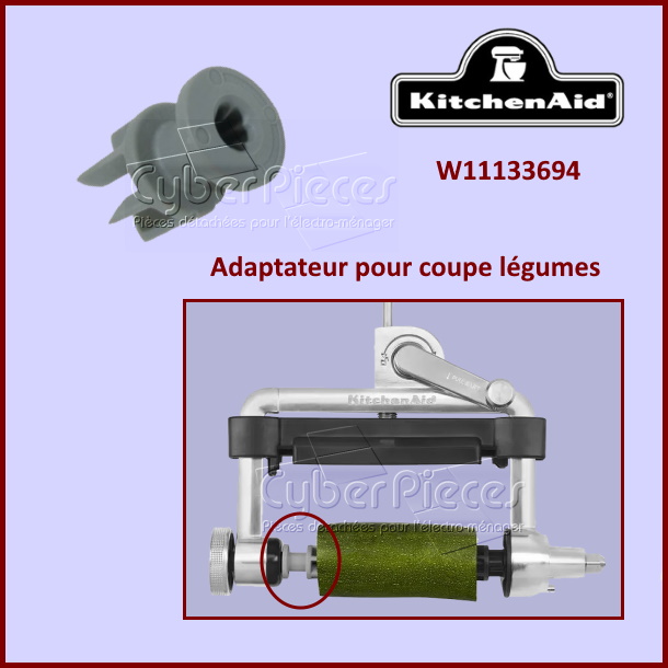 Adaptateur coupe légumes KitchenAid W11133694