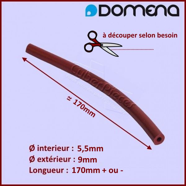 Tube Silicone 170mm 9x5,5mm DOMENA 500583550