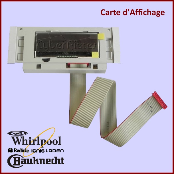 Carte d'affichage Whirlpool 481010364134