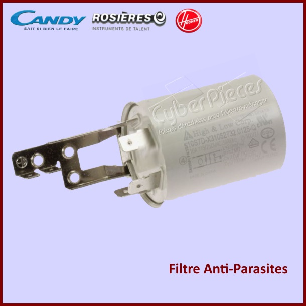 Filtre Condensateur 41038124 Candy Anti-Parasite 1,0µF+2x27000pF