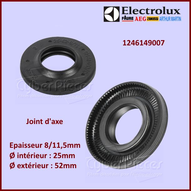 Joint d'axe 25X52X8/11,5 Electrolux 1246149007