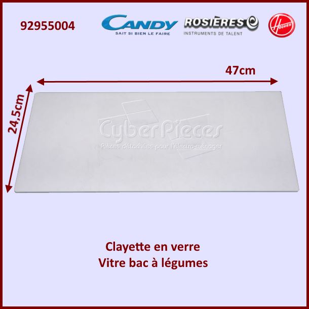 Tablette en verre Candy 92955004