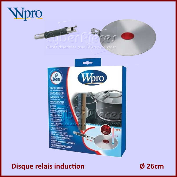 Disque induction Diam 26cm Avec Temoin De Temperature