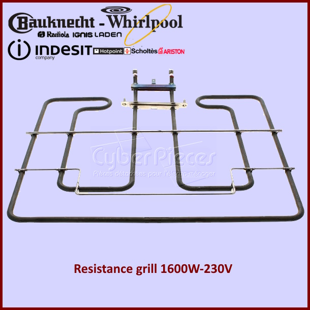 Resistance grill 1600W-230V 481225998469