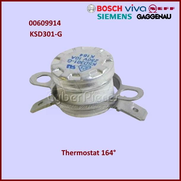 Thermostat klixon 164° - KSD301-G / Bosch 00609914