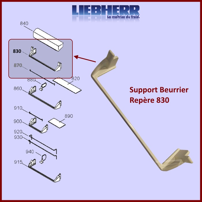 Support Balconnet Beurrier 7424270