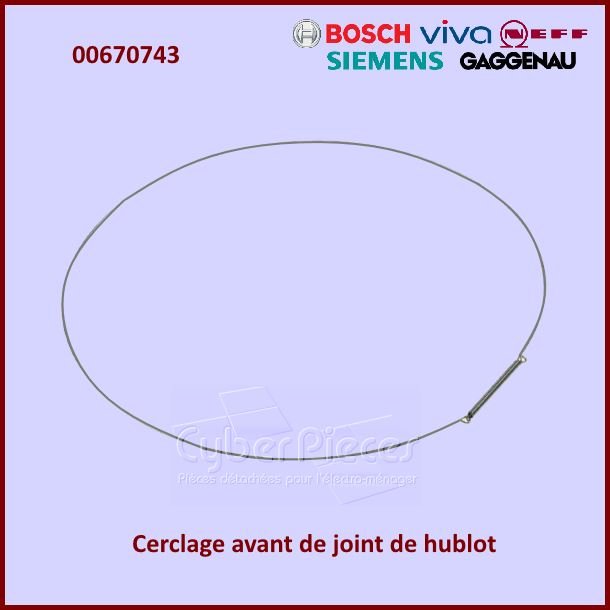 Cerclage avant de manchette Bosch 00670743