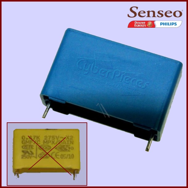 Condensateur 0,47µF (0,47mF) Senséo 996510047409