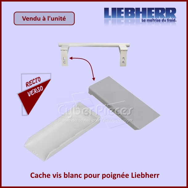 Cache vis (blanc) pour poignée Liebherr 7426362