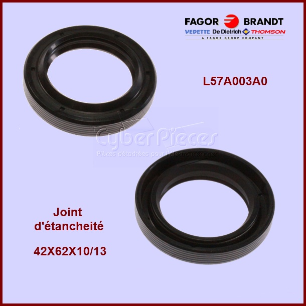 Joint de palier 42x62x10/13mm Brandt L57A003A0