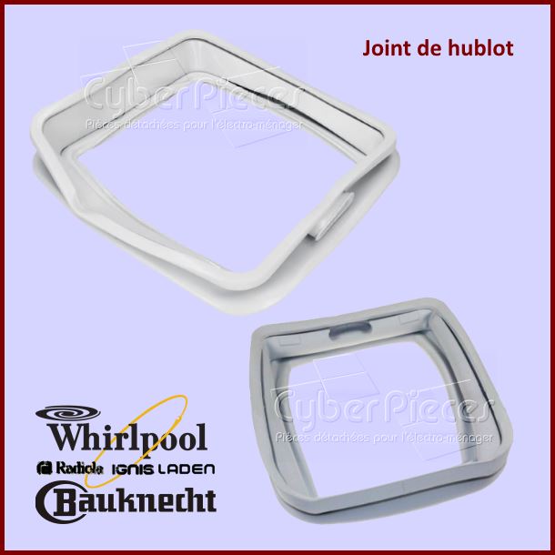 Joint de hublot Whirlpool 481010410453